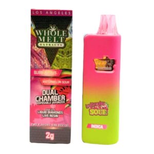 Wholemelt 2g for sale! The Dual Chamber 2G Vaporizer is made to be portable, easy to use, and convenient. Its dual-chamber design enables user