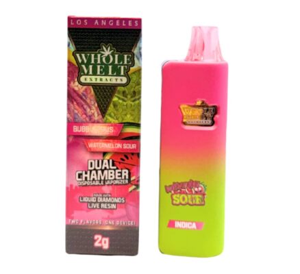 Wholemelt 2g for sale! The Dual Chamber 2G Vaporizer is made to be portable, easy to use, and convenient. Its dual-chamber design enables user