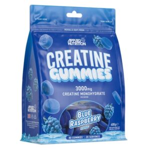 Creatine Gummies, 80 gummies Blue Raspberry