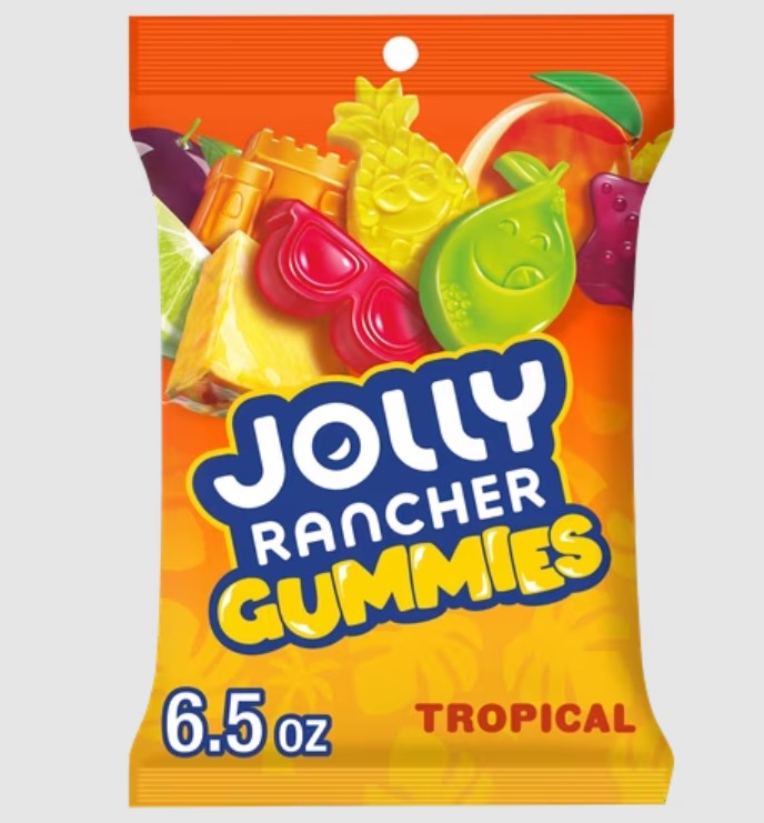 jolly rancher gummies for sale Jolly Rancher Gummies Tropical Beach Blast Flavored Candy, Bag 6.5 oz for sale