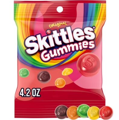 Skittles Gummies Original Gummy Candy - 4.2 oz Bag for sale