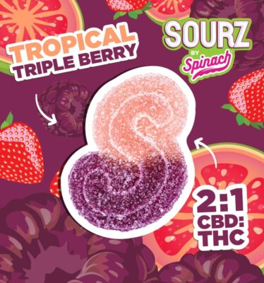 TROPICAL TRIPLE BERRY 2:1 CBD THC